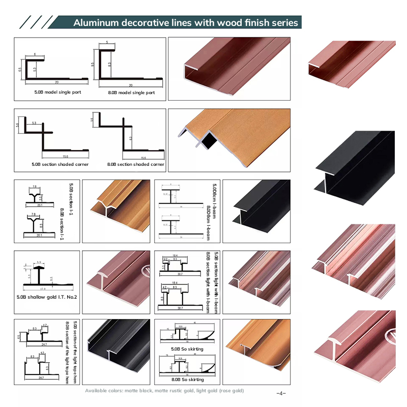 Murus Trim Aluminium Accessories