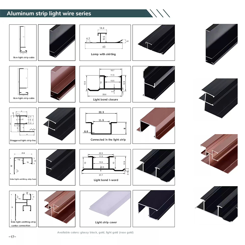 Aluminium Decorative Lines Protecting & Decorating The Margines Tile