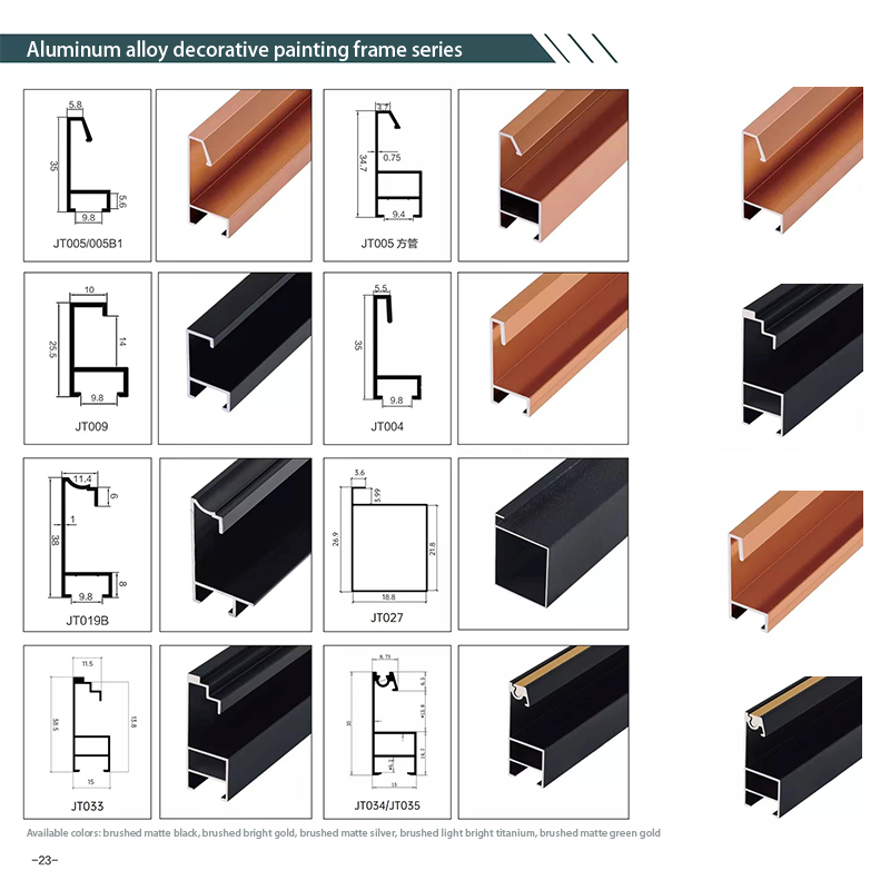 Aluminium Decorative Lines Protecting & Decorating The Margines Tile